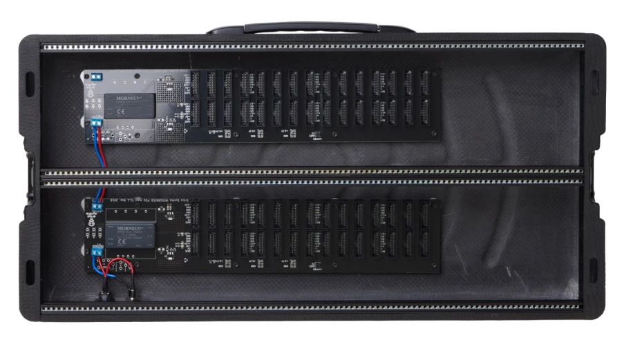 Erica Synths 2x104HP Carbon Fiber Travel Case with Lid (EU plug)