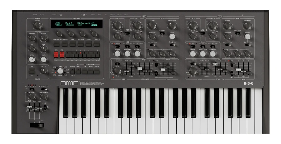 UDO Audio DMNO Keyboard black  (8-voice, 2-part multitimbral)