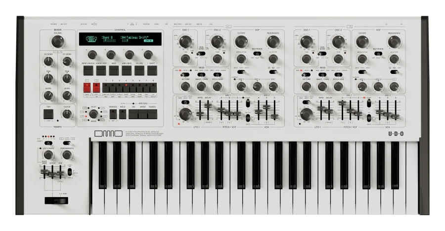 UDO Audio DMNO Keyboard white  (8-voice, 2-part multitimbral)