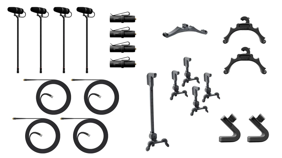 DPA 4099 CORE+ Classic Touring Kit, 4 Mics and accessories, Loud SPL