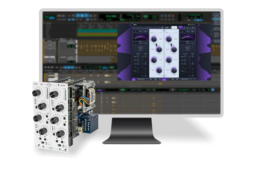WesAudio MIMAS Gemini Stereo FET Compressor 500 Series