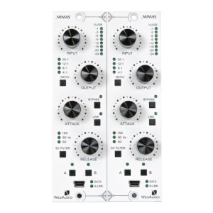 WesAudio MIMAS Gemini Stereo FET Compressor 500 Series