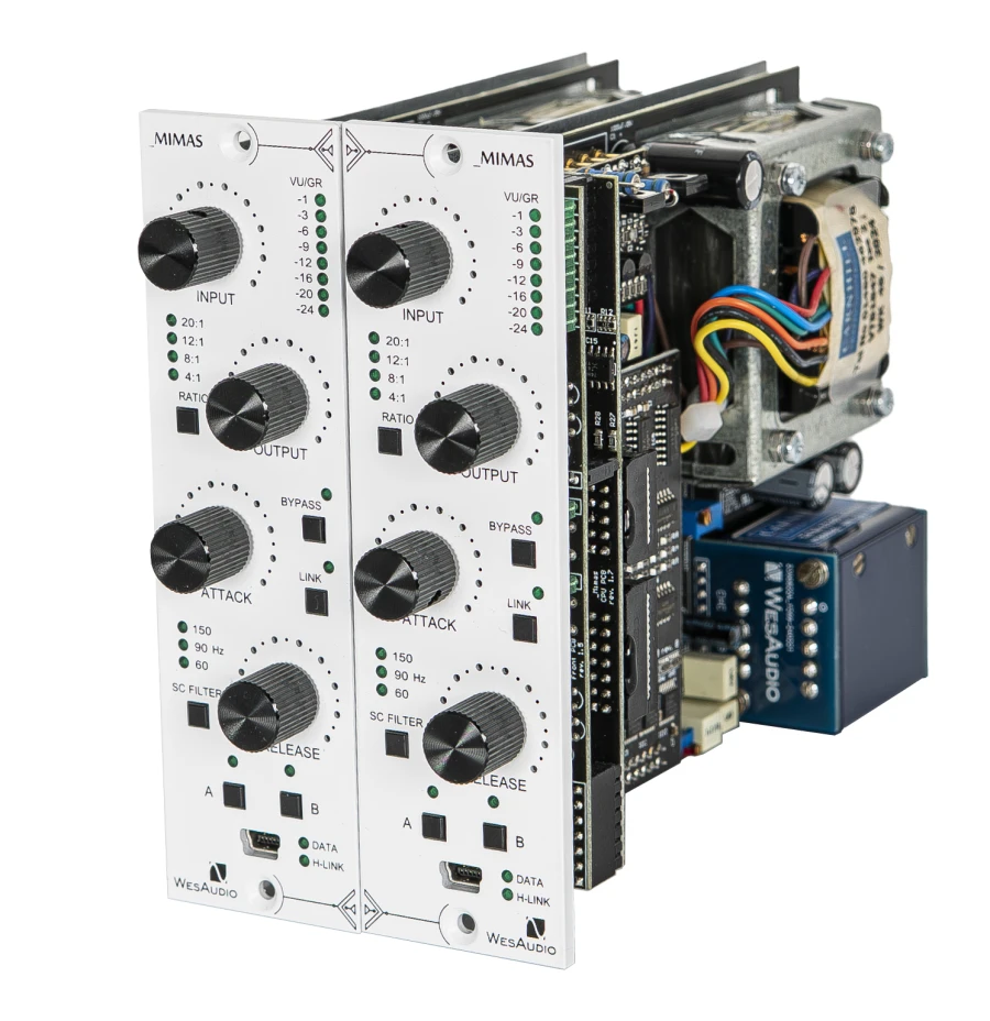 WesAudio MIMAS Gemini Stereo FET Compressor 500 Series