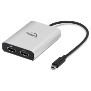 OWC OWC USB-C Dual HDMI 4K Display Adapter with DisplayLink for Apple silicon M1, M2, M3, and M4 Macs (No Power Pass-Through)