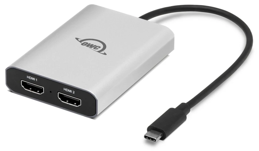 OWC OWC USB-C Dual HDMI 4K Display Adapter with DisplayLink for Apple silicon M1, M2, M3, and M4 Macs (No Power Pass-Through)