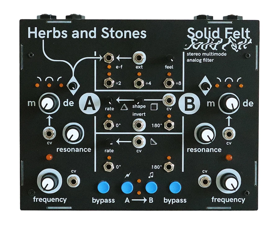 Herbs and Stones Solid Felt