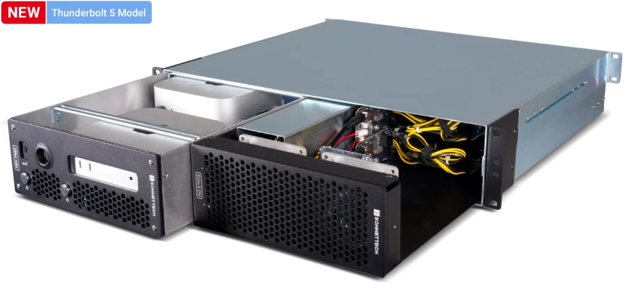 Sonnettech xMac mini (2024+) 2U Rackmount System / Echo IIDV Thunderbolt 5 Module