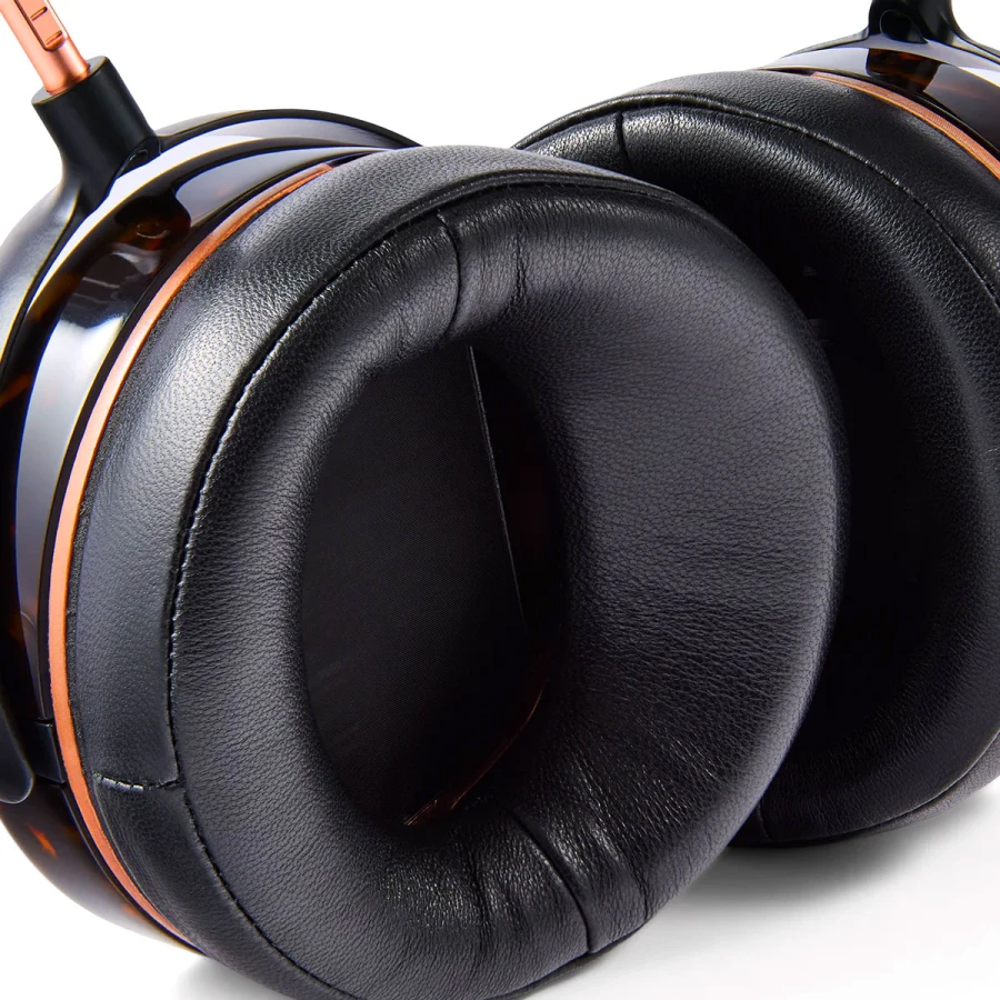 Audeze LCD-5s Copper open-back headphones Acetate ring w/combo cable