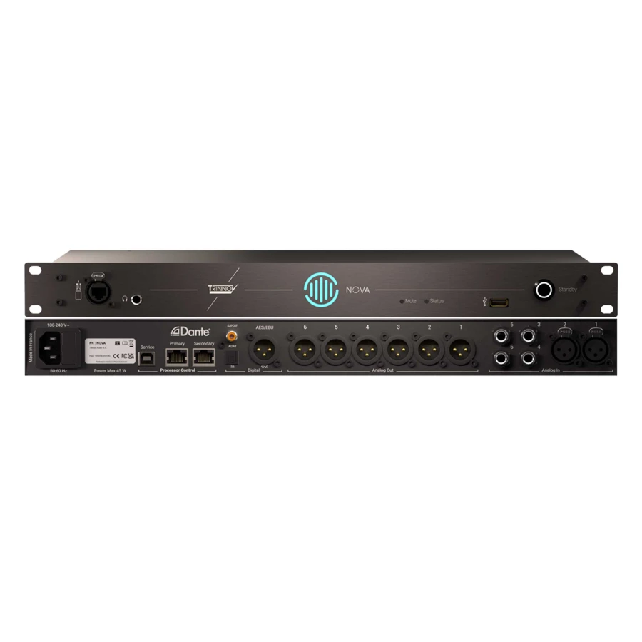 TRINNOV NOVA Processor + Ethercon 3D Calibration Microphone