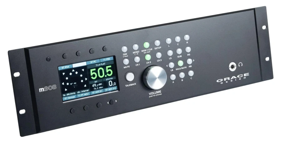 Grace Design m908-RMR Immersive-format Monitor Controller with Rackmount Remote