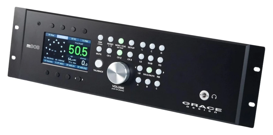 Grace Design m908-RMR Immersive-format Monitor Controller with Rackmount Remote