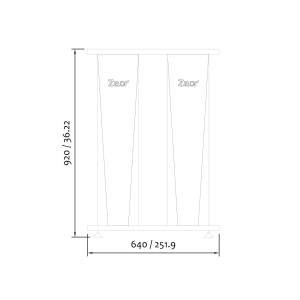 Zaor Croce Stand 36 DUO - Black/Black (B-Stock)
