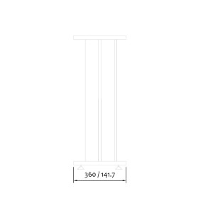 Zaor Croce Stand 36 DUO - Black/Black (B-Stock)