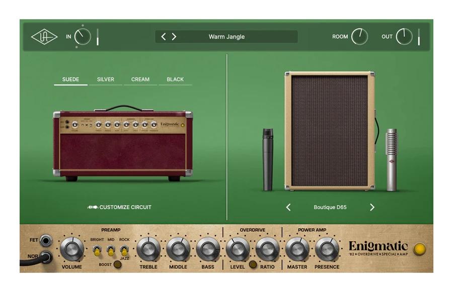 UNIVERSAL AUDIO UAD Enigmatic '82 Overdrive Special Amp