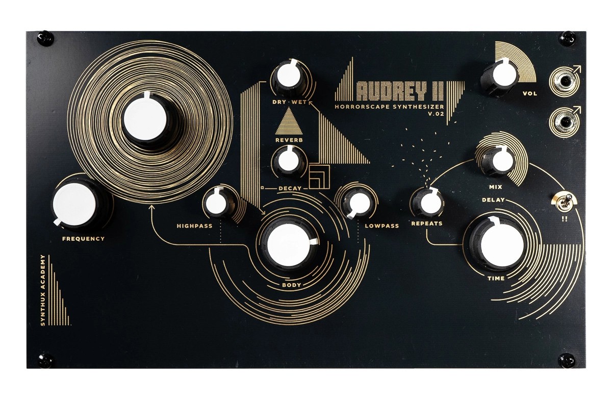 Synth Academy Audrey II シンセサイザー Audrey II Feedback Synth for Drone and Ambient - Milk Audio Store