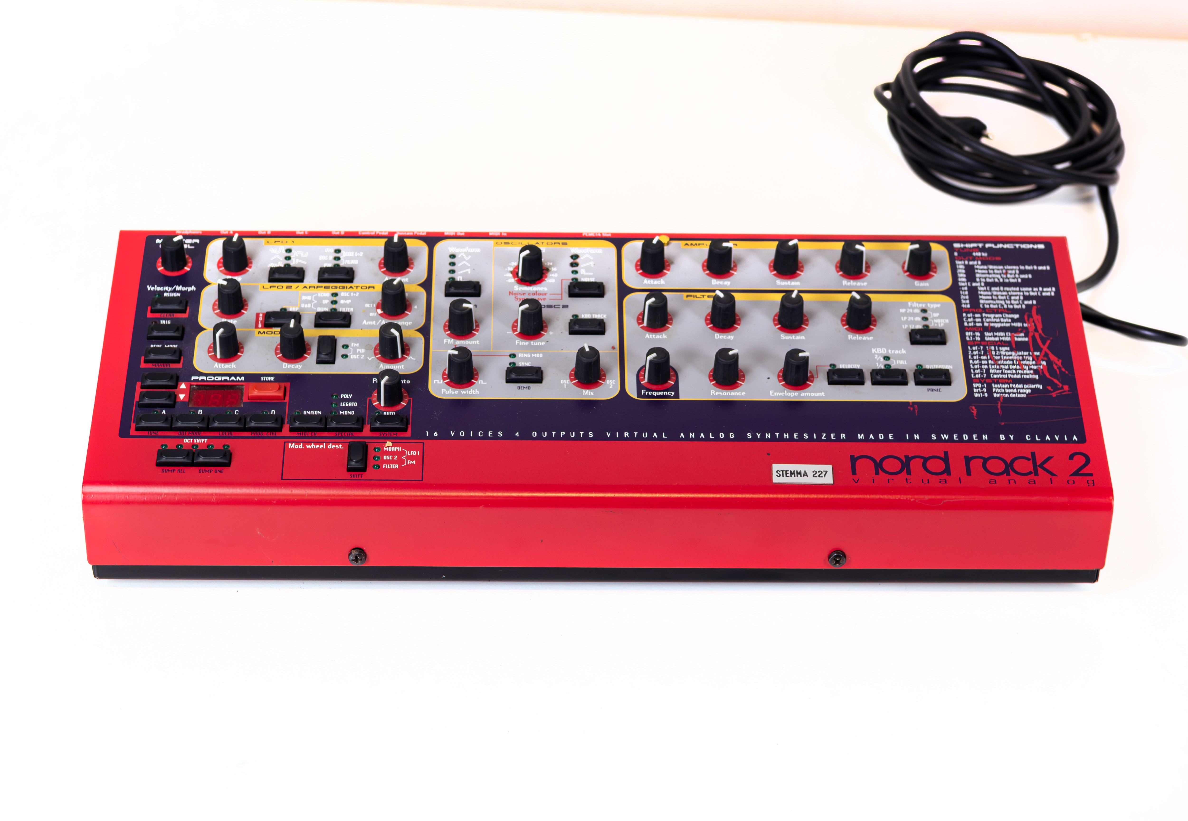Clavia Nord Rack 2 Used 16-Voice Synth - Milk Audio Store