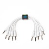 Milk Eurorack Cable Pack 15cm White