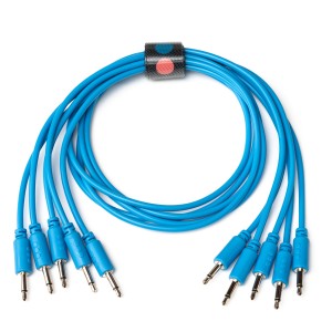 Milk Eurorack Cable Pack 60cm Blue