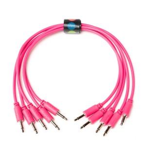 Milk Eurorack Cable Pack 30cm Pink