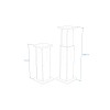 Buso Audio Speaker Stand White/White