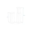 Buso Audio Speaker Stand White/White