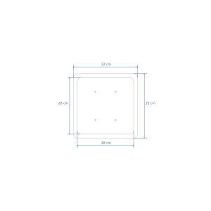 Buso Audio Speaker Stand White/White