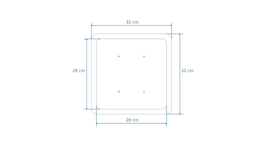 Buso Audio Speaker Stand White/White