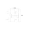 Buso Audio Modular Single White/Beech