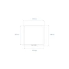 Buso Audio Speaker Stand Rise Black/Beech (Single)