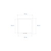 Buso Audio Speaker Stand Rise Black/Black (Triple)