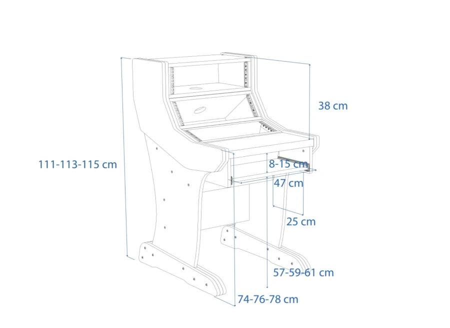 Buso Audio Modular Single White/Beech