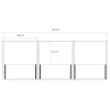 Buso Audio Rack & Roll Triple White