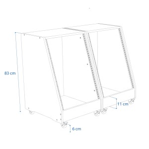 Buso Audio Rack & Roll Double White