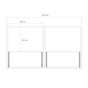 Buso Audio Rack & Roll Double White