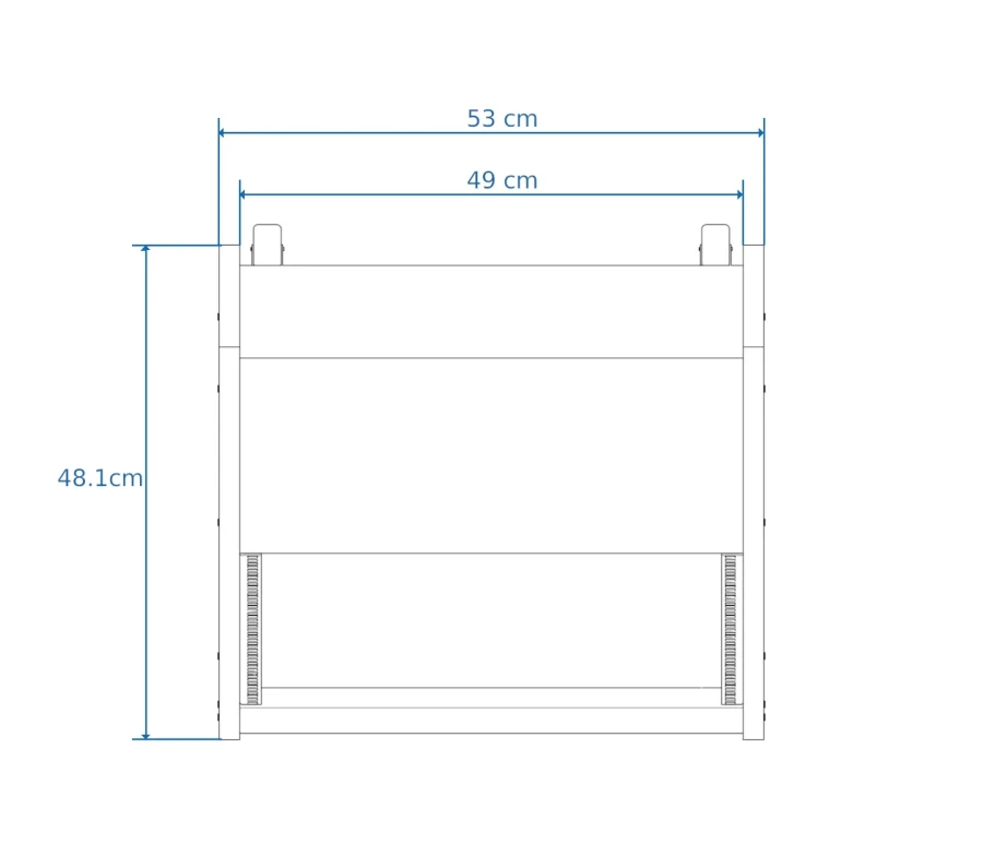 Buso Audio Rack & Go White
