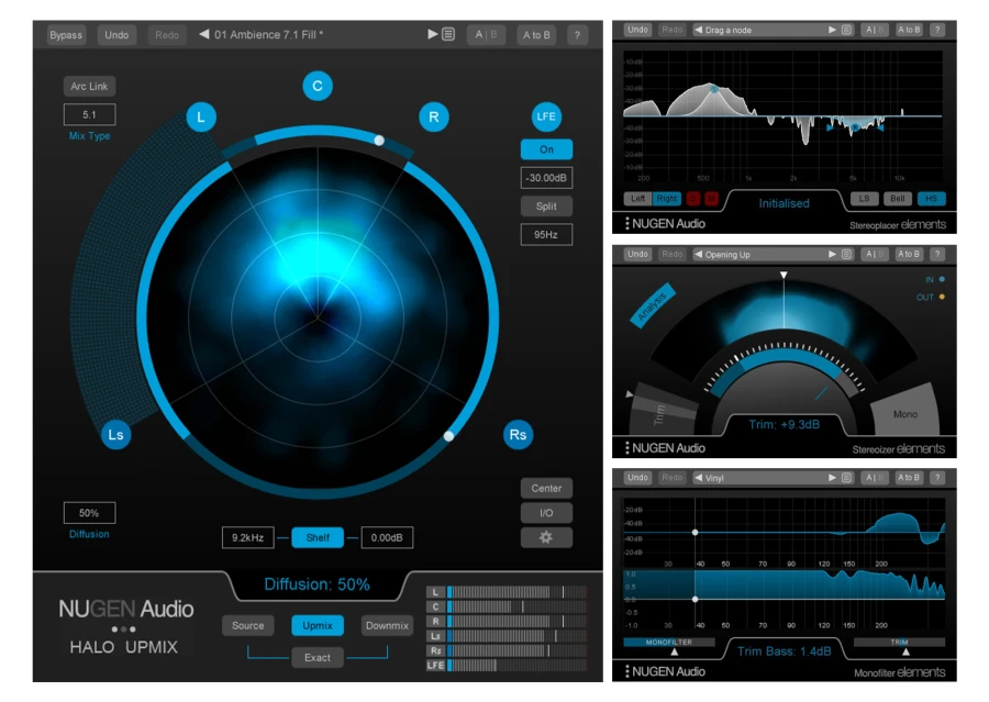 NUGEN Audio Halo Upmix + Focus Elements