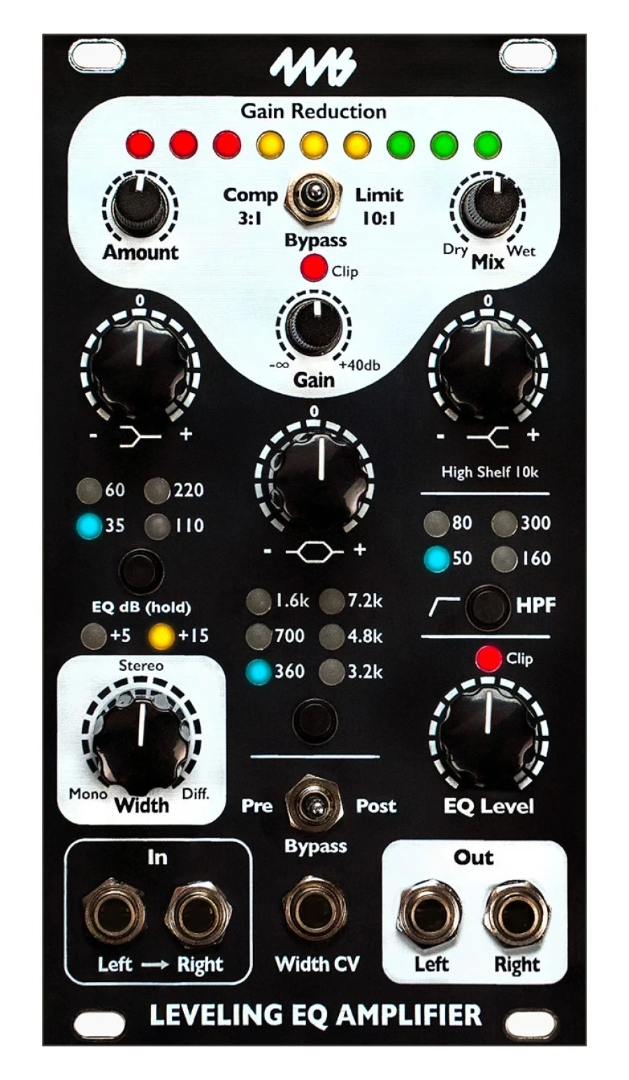4ms Leveling EQ Amplifier (LEQA)