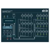 Adamsynths Central Unit + power supply + rail