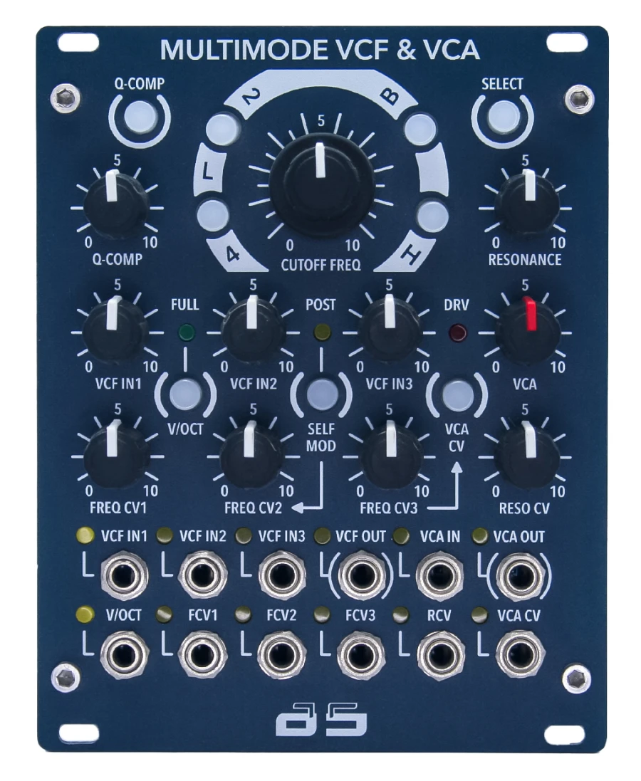Adamsynths Multimode VCF VCA
